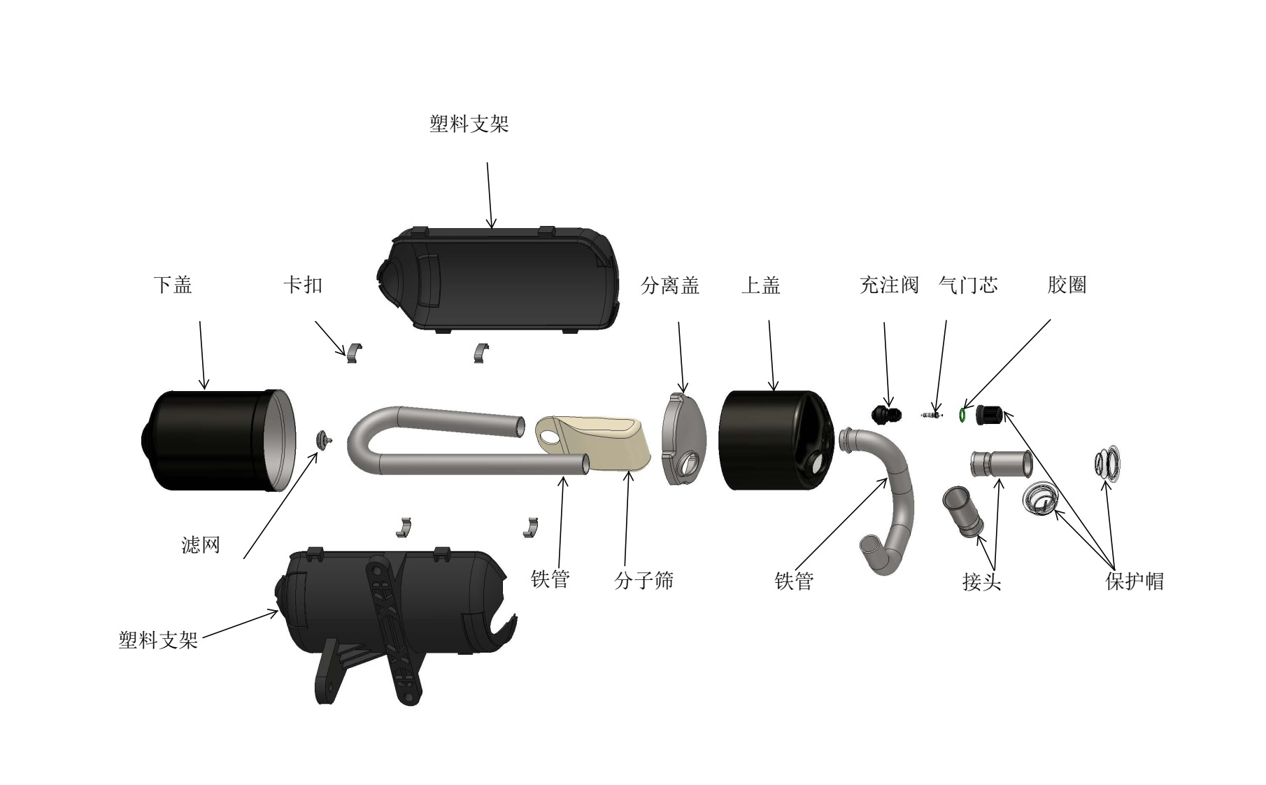 设计特点 - 钢制液气分离器